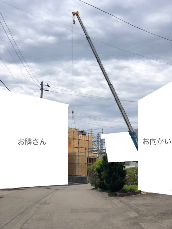 【太平ホーム北海道で建築途中】構造用合板の取り付け_7